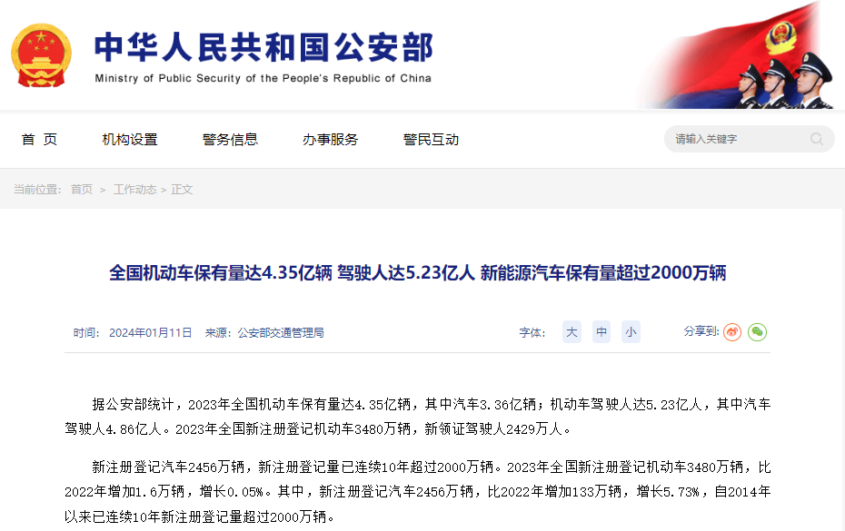我国新能源汽车保有量达2041万辆 在汽车总量中占比超6% 我国新能源汽车保有量达2041万辆 在汽车总量中占比超6%