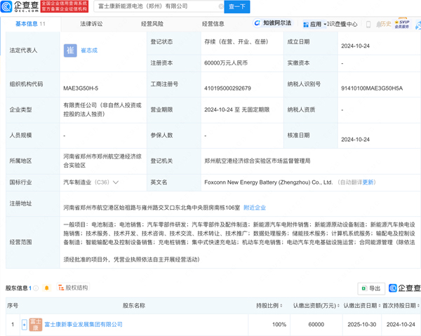 锂电池,富士康,固态电池 锂电池,富士康,固态电池
