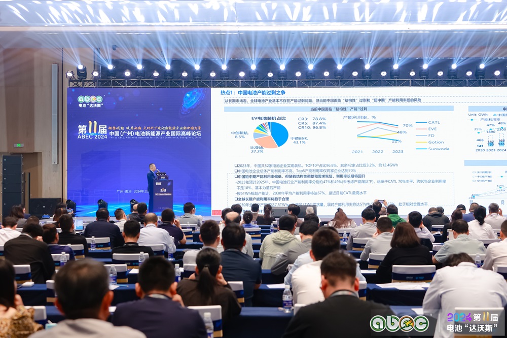 ABEC 2024 | 第11届中国(广州)电池新能源产业国际高峰论坛现场 ABEC 2024 | 第11届中国(广州)电池新能源产业国际高峰论坛现场