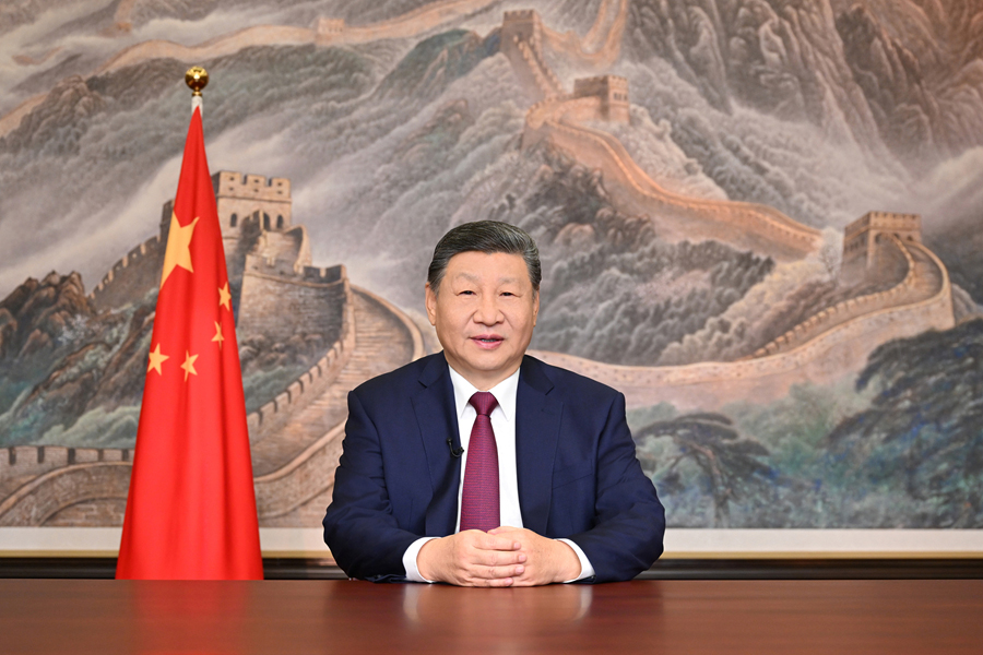 新年前夕,国家主席习近平通过中央广播电视总台和互联网,发表二〇二六年新年贺词。 新年前夕,国家主席习近平通过中央广播电视总台和互联网,发表二〇二六年新年贺词。