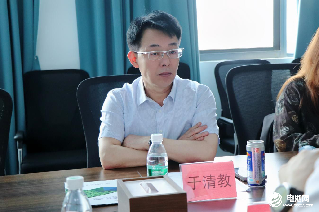 中国电池新能源产业链调研团一行到访扬州盘古