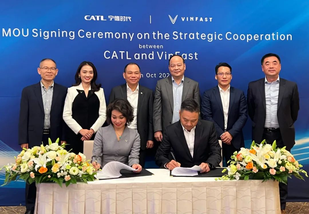 聚焦CTP产品及CIIC滑板底盘 宁德时代与VinFast达成全球战略合作