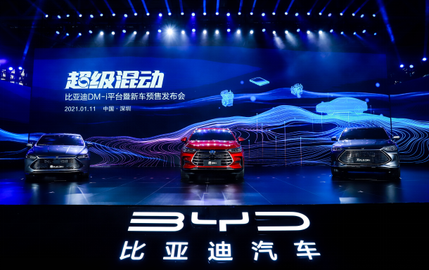 比亚迪1月新能源车销量20178辆 动力及储能电池装机量约1.754GWh