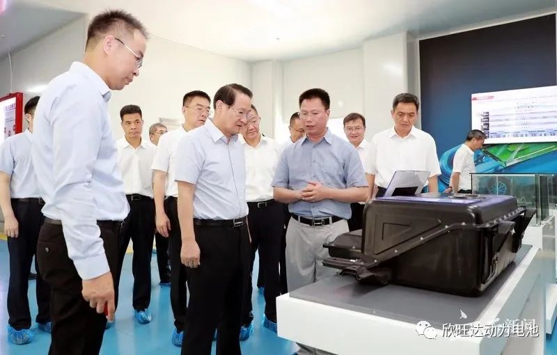 江西省省委书记易炼红一行调研欣旺达南昌动力电池生产基地