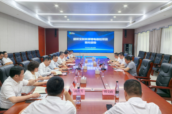 坐标湖北咸宁 这一新能源锂电池极柱项目签约