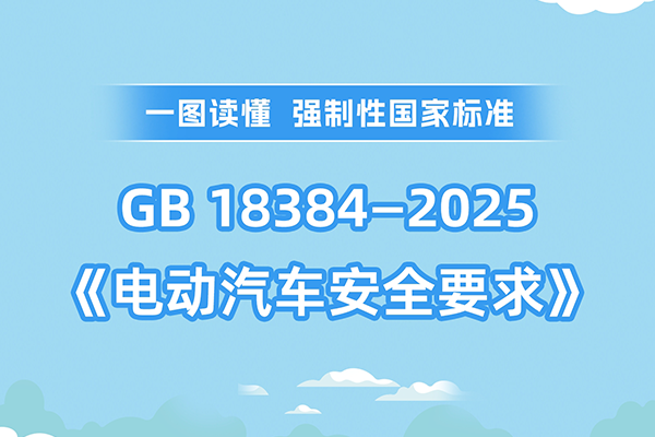 一图读懂强制性国家标准GB 18384—2025《电动汽车安全要求》