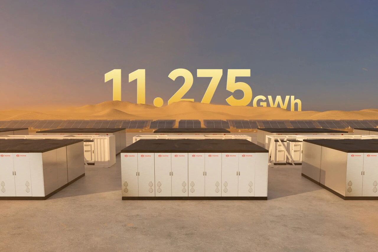 继拿下12.5GWh项目后，比亚迪储能再获中东11.275GWh大单